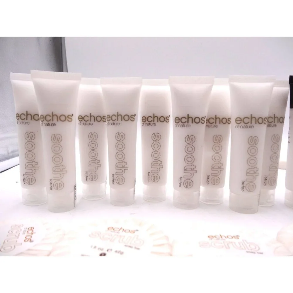 Echos of Nature Renew Shampoo  and Lotion 1.25 fl‎ oz each and Soap 26 Pcs NEW